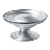 Блюдо для морепродуктов «Арго» на ножке алюмин. D=31,H=15см серебрист.