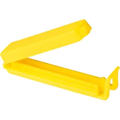 Клипса универс. д/пакетов полипроп. ,L=8см желт., изображение 3