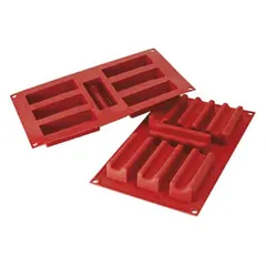 Confectionery mold (7 cells)  silicone , H=25, L=95, B=35mm