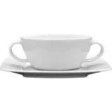 Чашка бульонная «Виктория» фарфор 300мл D=11,5см белый