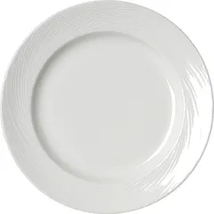 Plate “Spyro” small  porcelain  D=250, H=25mm  white