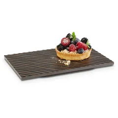 Поднос GN 1/4 цвет-дуб пластик ,H=15,L=265,B=162мм, изображение 2