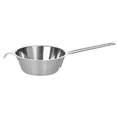 Colander stainless steel D=170,H=6,L=340mm metal.