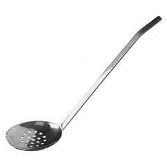 Perforated ice spoon  stainless steel  D=55, L=235mm  silver.