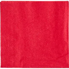 Салфетки бумажные трехслойные 25*25см[20шт] бум. салфет. ,H=2,L=13,B=13см бордо