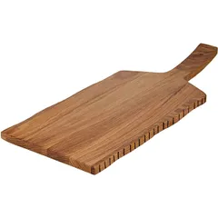 Feeding board with curved handle  oak , H=15, L=380/520, B=200mm