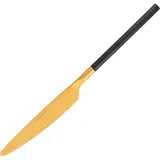 Нож столовый «Дистрикт Блэк Голд Мэтт» сталь нерж. ,L=225,B=18мм золотой,черный