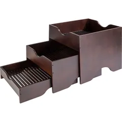 Стенд буфетный из 3-х частей дерево ,H=33,L=40,B=40см коричнев.