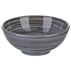 Salad bowl “Pinky” ceramics 1l D=180,H=75mm gray