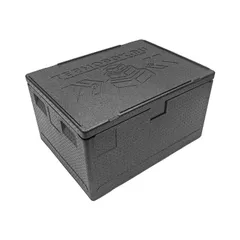 Термоконтейнер «Нормал» до 50 кг полипроп. 131л ,H=45,L=80,B=60см черный