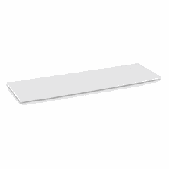 Serving tray GN 2/4 plastic ,H=15,L=530,B=162mm white