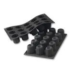 Форма для выпечки «Канеле» [15 ячеек] силикон ,L=29,7,B=17,6см черный