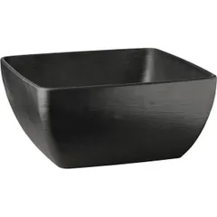 Square salad bowl plastic 3.8l ,H=12,L=25,B=25cm black