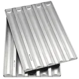 Форма для выпечки багетов (5ячеек) алюмин. ,H=3,L=60,B=40см серебрист.