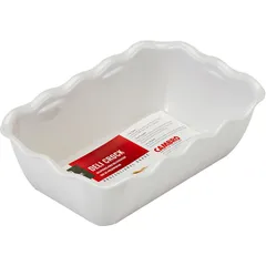 Rectangular salad bowl plastic 2l ,H=80,L=260,B=175mm white