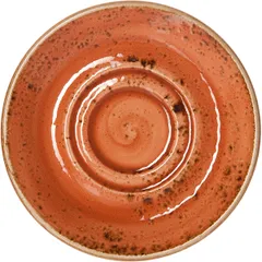Блюдце «Крафт Терракота» фарфор D=145/50,H=17мм терракот