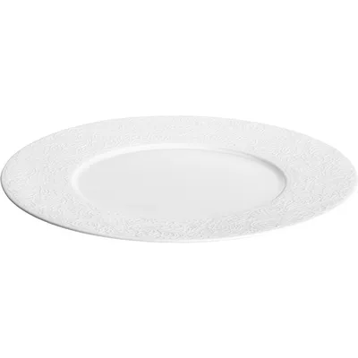 Тарелка мелкая с широким бортом «Коллекшн Эль Кутюр» фарфор D=28см белый, изображение 2