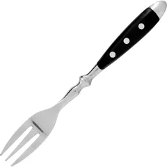 Steak fork “Doria”  stainless steel , L=195/60, B=10mm  metallic, black