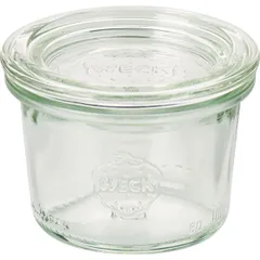 Buffet container with lid[12pcs] glass 80ml D=60,H=55mm