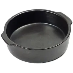 Baking dish “Pure” ceramics D=16,H=4cm black