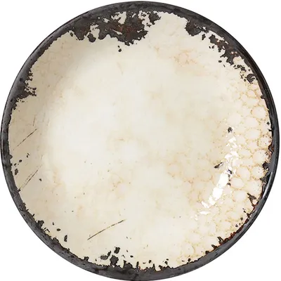 Тарелка глубокая «Валенсия Вега» фарфор 1,1л D=28см кремов.,черный, Объем по данным поставщика (мл): 1100, Диаметр (мм): 280