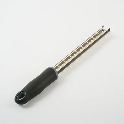 Терка с ручкой сталь нерж.,пластик ,L=325/220,B=25мм металлич.,черный, изображение 2