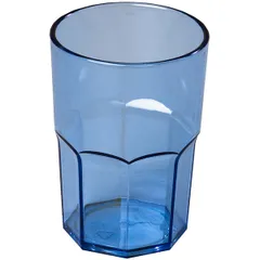 Old fashion "Mira" polycarbonate 330ml D=8,H=11cm blue.