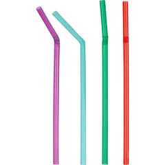 Tubes with bend [250pcs] polyprop. D=8,L=240mm multi-colored