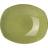 Тарелка глубокая «Террамеса Олива» фарфор ,H=4,L=21,B=19см олив.