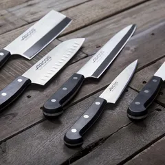 Нож для мяса «Универсал» сталь нерж.,полиоксиметилен ,L=385/250,B=53мм черный,металлич., изображение 3