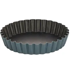 Форма кондитерская «Экзопан»[12шт] сталь,антиприг.покр. D=95,H=17мм синий,черный