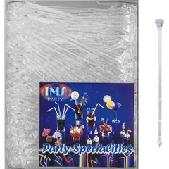 Пики для канапе «Бриллиант»[250шт] пластик ,L=9см прозр.