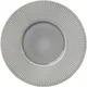 Тарелка мелкая с широким бортом «Виллоу Маст» фарфор D=28,5см серый