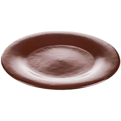 Тарелка «Шоколад» мелкая фарфор D=20,H=2см тем.корич., изображение 2
