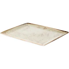 Блюдо «Краф Грин» прямоугольное фарфор ,H=15,L=330,B=270мм зелен., изображение 2