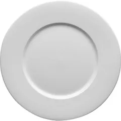 Plate “Monaco” with a wide side  porcelain  D=29, H=2cm  white