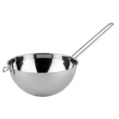 Ковш д/водяной бани сталь нерж. 3,5л D=25,H=12,L=45см металлич.