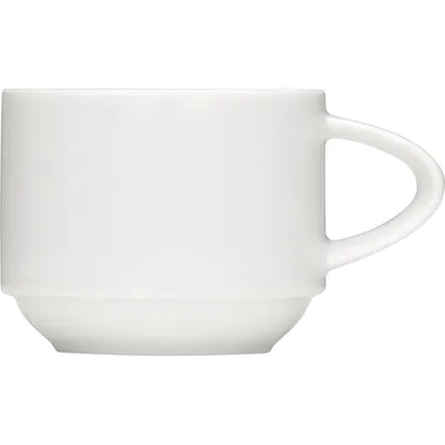 Чашка чайная «Энджой» фарфор 180мл белый