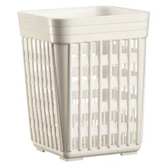 Подставка для столовых приборов полиэтилен ,H=11,4,L=11,B=11см белый