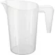 Стакан мерный с ручкой пластик 1л ,H=18,8,L=18,B=11,6см белый