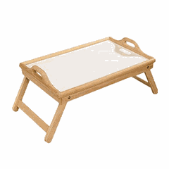 Поднос фуршетный сервир.складной ,H=5,L=55,B=36см св. дерево