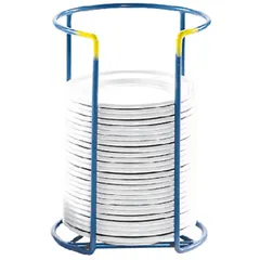 Подставка для тарелок сталь нерж. D=19,H=30см синий