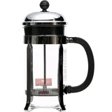 Френч-пресс «Шамбо» стекло,сталь нерж. 1л D=98,H=245,L=172,B=112мм хромовый,прозр.