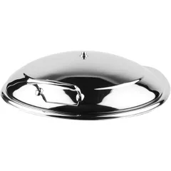 Lid for food warmer art. 12393  stainless steel  D=38.5 cm  silver.