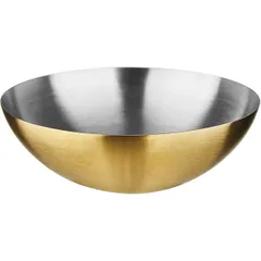 Salad bowl brass D=215,H=70mm gold