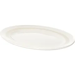 Блюдо «Антуанетт» овальное фарфор ,H=9,L=200,B=160мм белый,олив., изображение 2