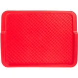 Поднос прямоугольный полипроп. ,L=42,5,B=32см красный