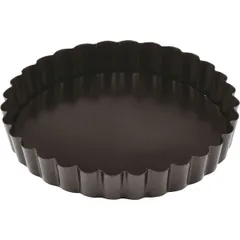 Baking pan removable bottom  steel, non-stick coating  D=12, H=2, L=12, B=12cm  black