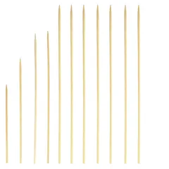 Шампурчики[250шт] бамбук ,L=150,B=3мм бежев.