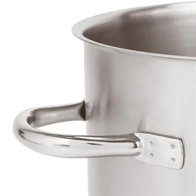 Кастрюля без крышки (индукция) сталь нерж. 3,1л D=20,H=10см металлич., изображение 2